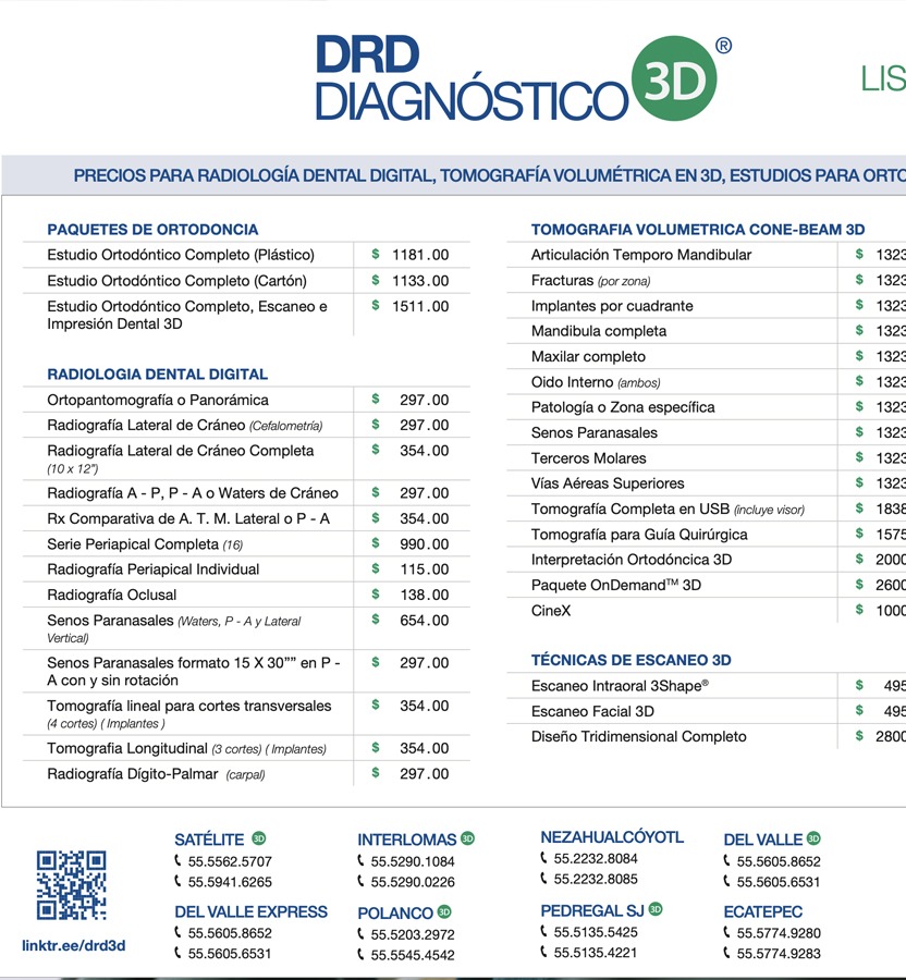 Precios de Radiologia